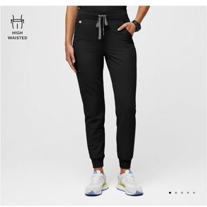 Black Figs High Waisted Jogger Zamora Scrubs 2.0